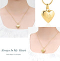 zeqingjw Pet Cremation Jewelry for Ashes Pendant Paw Print Pet Heart Urn Necklace Memorial Keepsake Jewelry for Pet/Dog's/Cat's Ashes