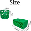 Porous Aquarium Shrimp Hideout with 2 Plant Cups, Multifunctional Fish Tank Breeding Shelter, Aquatic Plant Planter Brac