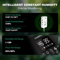 COOSPIDER Reptile Fogger Humidifier, Automatic Humidifiers for Reptiles Tank, Terrarium Humidifier with Timer Humidity C