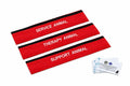 ALL ACCESS CANINE Service, Support & Therapy Animal Dog Leash Sleeve Wrap | Red Durable Nylon Fabric | Adjustable Hook & Loop | Includes 3 Information Cards