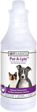 Vet Classics Pet-A-Lyte Oral Electrolyte Solution for Dogs & Cats - 32 Oz