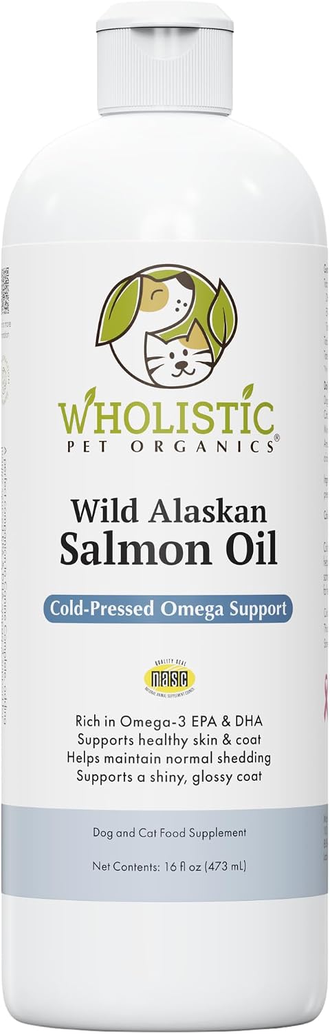 Wild Alaskan Salmon Oil for Dogs and Cats,16 oz