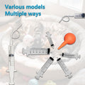 Yiqianhome 11pcs Puppy Kitten Feeding Tube Kit for Small Animals and Clear Feeding Syringe 5/10/20/30/60ml, Clear Feeding Tube, Syringe Bulb for Puppy Kitten Nestling Feeding Tools