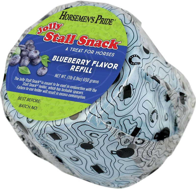 Horsemen's Pride Stall Snack Treat Refill for Horses, Blueberry Flavor