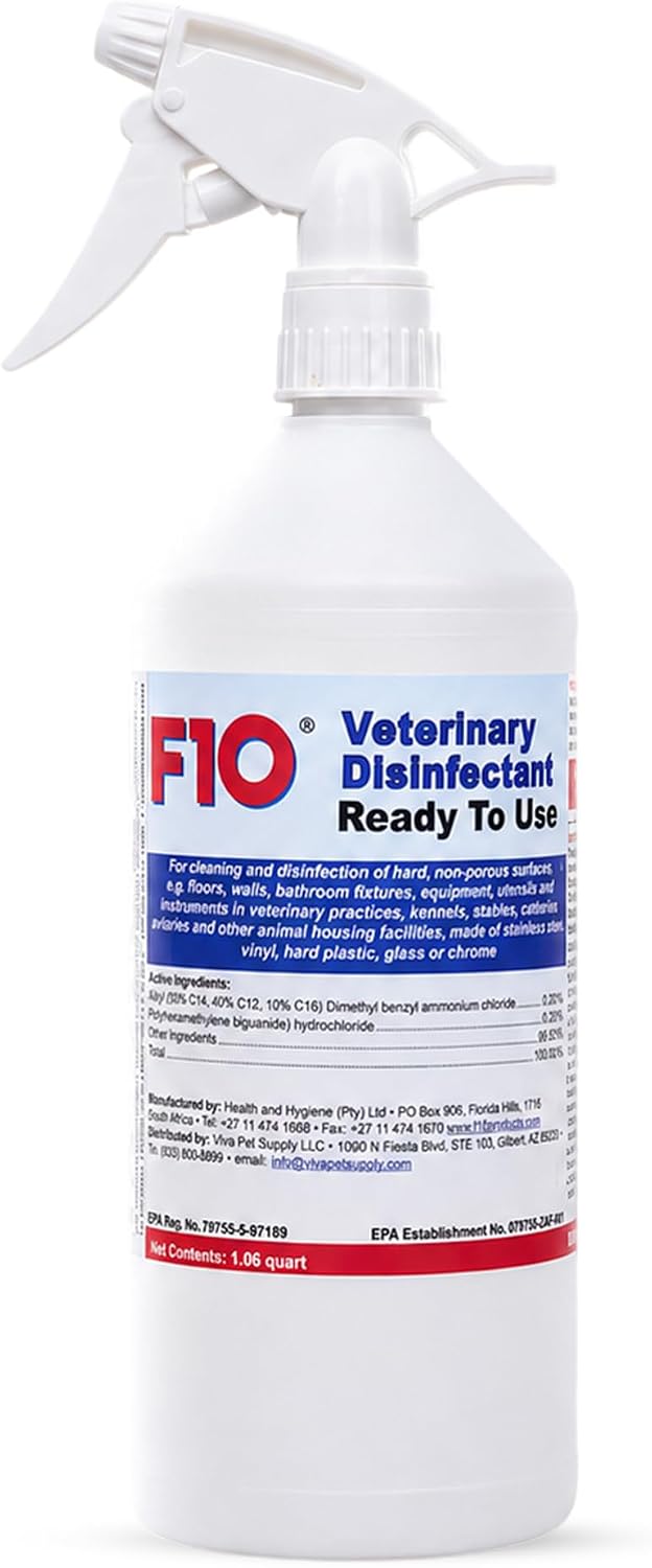 F10 Ready To Use Veterinary Disinfectant Spray - 1 Liter