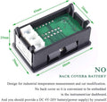 IS Icstation Digital Thermometer, Car Auto Temperature Gauge Sensor, DC 4-28V Fahrenheit Dual Display, Monitor with 2 NT