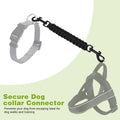 Yuanchu Safety Clip for Dog Collar, Double Ended Dog Collar Safety Clip