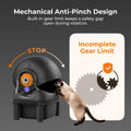 HHOLOVE Self Cleaning Litter Box, Open Top Automatic Litter Box, Safety Sensors Protection, App Control for Multiple Cat