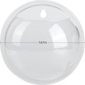 Wall Mounted Plant jar, can Hang Flower vases for wall Decoration, shatterproof Round Acrylic jar Bowl, Suitable for Hom