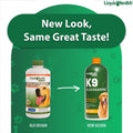 LIQUIDHEALTH Pets K9 Liquid Glucosamine for Dogs, Puppies, Senior Canines with Chondroitin, MSM, Hyaluronic Acid - Dog Vitamins for Hip & Joint Health, Dog Joint Oil, Joint Juice - Made in USA (32 oz)