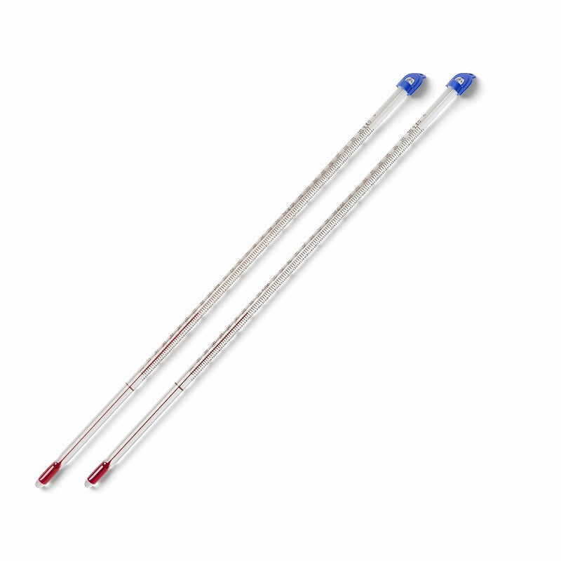 United Scientific Red Spirit-Filled Thermometer, Analog Display, 12