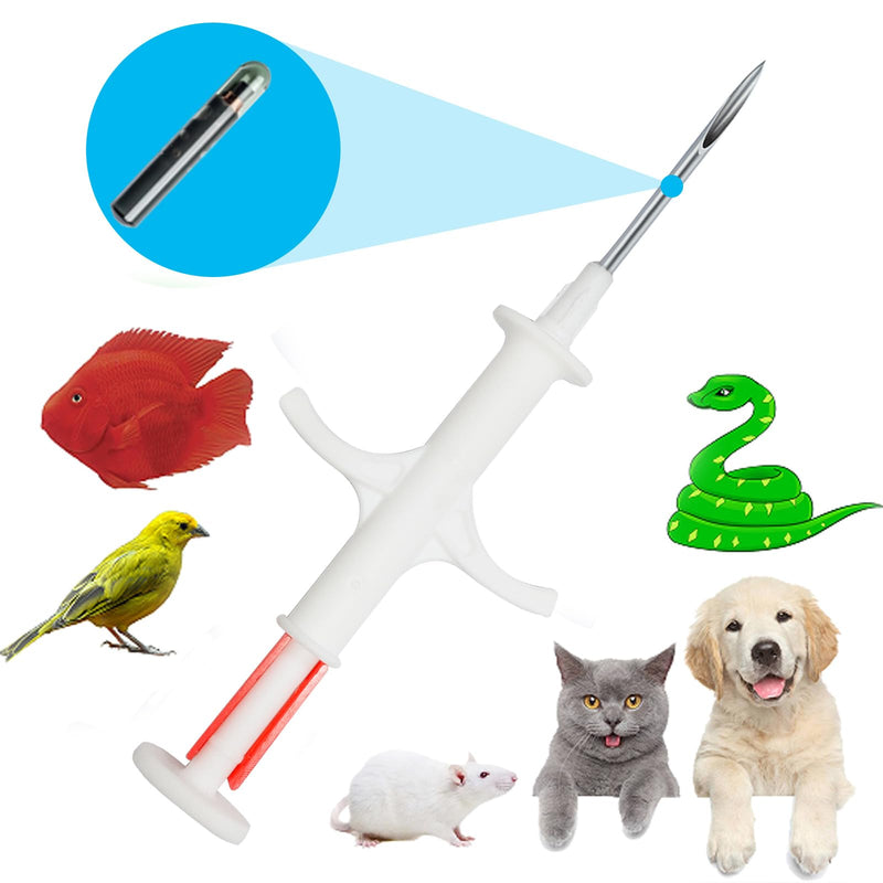 Manruta Microchip for Dogs and Cats Small Size 7 mm Length, 16 Gauge Needle (1.25X7 mm 1 Pack)