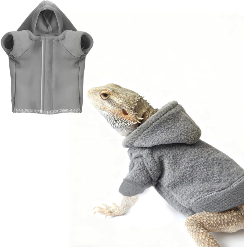 Lizard Clothes for Bearded Dragons Reptile Apparel Handmade Cotton Material Hoodies Gift for Lizards, Bearded Dragons, C