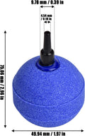 Air Stone Bar Bubble Diffuser Set, Ball-Shape Fish Tank Air Bubble Air Stone Bar Hydroponics Oxygen Diffuser, for Aquari