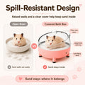 Meow&Woof Hamster Sand Bath Container, Large Sandbox Toilet Gerbil Batheoom, Tiny Chinchilla Dust Bathtub Sand Bath Box 
