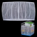 Bird Cage Seed Catcher Skirt, Bird Cage Mesh Net Cover, Parakeet Cage Skirt, Birdcage Cover Seed Catcher for Round Squar