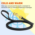 Viper Biothane Working Tracking Lead Leash Long Line for Dogs, Black 1/2" x 15ft