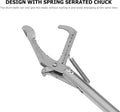generic Folding Snake Catcher Clamp with Lock Stainless Steel Reptile Tongs for Safe Handling Lightweight Snake Grabber 