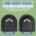 Purrfect Portal Meow Manor® Cat Door Interior Door - No-Flap, Fits Cats Up to 20 lbs, Easy DIY Setup, No Training Needed