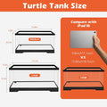 AZV All-in-One Baby Turtle Tank Starter Kit, 4.6 Gal, 15.8 x 7.8 x 8.7 Inch