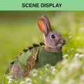 Rabbit Harness Leash Set, Halloween Rabbit Costume Adjustable Small Animal Dinosaur Leash Harness for Rabbits (Large