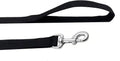 Strong Nylon Dog Leash, 5 FT Long Dog Leashes for Medium Large Dogs (5FT, Black)