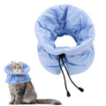 Adjustable Recovery Collar - Lightweight, Waterproof & Soft for Cats & Dogs - Prevents Licking Wounds (S)