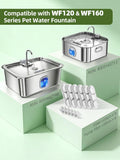 Dog Water Fountain Stainless Steel, 12L/16L Large Pet Water Fountain for Dogs, Dog Water Bowl Dispenser with Water Level