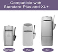 4 Pack Cat Litter Refill Bags Cartridges Compatible with Genie Cat Standard, Plus and XL Pails Odor Control