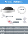Air Stone for Aquarium Fish Tank Bubbler, 3.2 Inch Nano Air Bubble Stone Aerator Accessories Bubbler for Fish Tank Air P