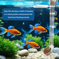 Shrimp Feeding Tube and Dish Set,Aquarium Fish Feeder Tube Kit,Clear Shrimp Feeder Fish Tank Feeding Supplies with Feedi