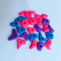 24Pcs Rock Climbing Holds for Bearded Dragons,Reptiles Toy Rock Wall Holds,6 Multi-Size Climbing Rock Wall Grips for Bea