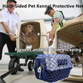 Hard-Sided Pet Kennel Protective Net, Thickened Encrypted Nylon Pet Cage Protection Net Cover, for Pet Airline Shipment,