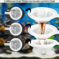 3 Pack Brine Shrimp Sieve Net, Aquarium Filter Strainer with 80/120/200 Mesh for Artemia Eggs, Brine Shrimp and Fry Harv