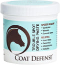 COAT DEFENSE Trouble Spot Drying Paste for Horses - Natural Equine Wound Care That Provides Safe & Effective Relief from