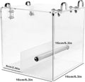 No Mess Bird Feeder for Cage - Automatic Bird Feeder Transparent Food Container Acrylic No Spill Cage Seed Catcher with 