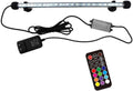 15 inches LED Aquarium Light, 2.5W Fish Tank Light Underwater Light Submersible Crystal Glass Lights, 21 LED Beads 12 Co