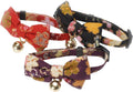 Necoichi Kimono Bow Tie Cat Collar