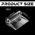 6Pcs Aquarium Lid Clips 5mm Rimless Aquarium Glass Top Clips