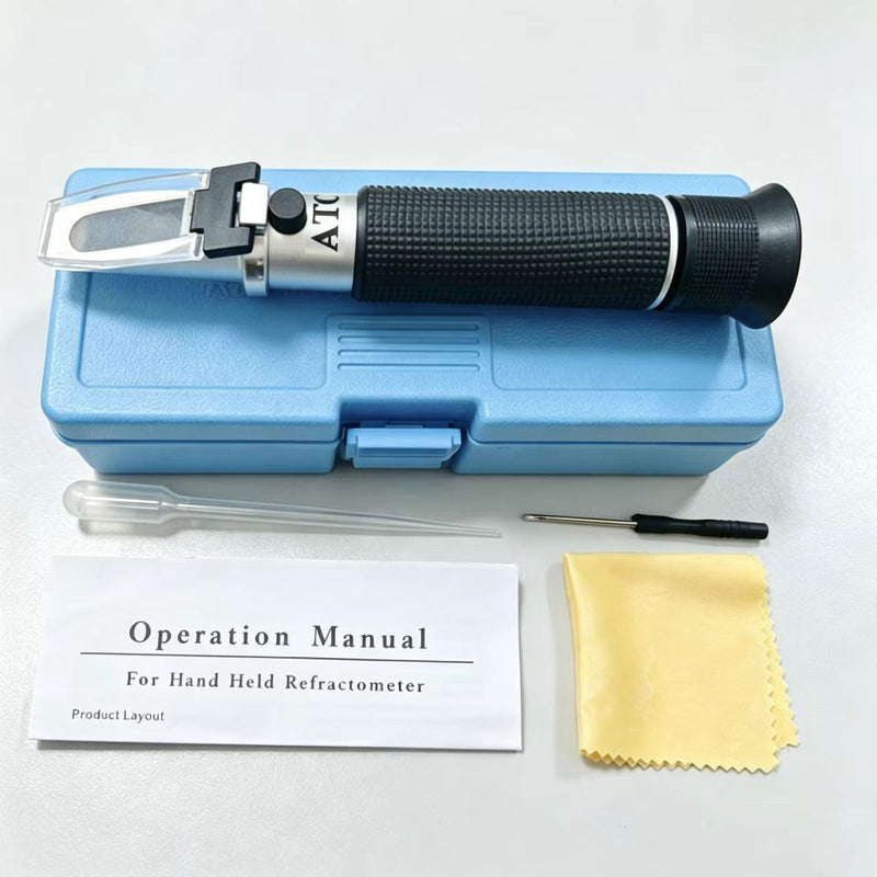 Salinity Refractometer with ATC, 0-100PPT & 1.000-1.070 SG, Aquarium Tester