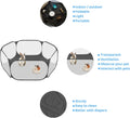 Amakunft Small Animal Playpen, Pop-Up Portable Play Yard for Guinea Pigs, Rabbits, Hamsters, Hedgehogs, Foldable Exercis