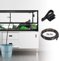 REPTIZOO Low Water Level Drain Pump, 243GPH 26W Submersible Drain with Bottom Suction, Flow Adjustable Bottom-draw Water
