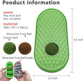 miwoowim 2PCS Catnip Toys Balls that Stick on Wall & Cat Face Scratchers