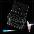 Acrylic Fish Tank Isolation Box 6"x4"x4" - No Assembly - Clear View Breeding Hatchery with Suction Cups & Feeding Kit (F