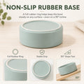 Havniva Cat Bowls Water Bowl Set of Two, 5.1” Ceramic Cat Food and Water Bowl Whisker Friendly Pet Food Bowls for Indoor Cats, Wide Cat Water Dish Prevent Whisker Fatigue Non Slip Cat Feeder