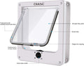 CEESC Medium Cat Door for Interior/Exterior, for Pets <15.75"