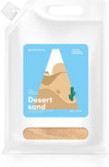 BUCATSTATE Hamster Bath Sand with Pour Spout, 6.6LB Desert Bath Sand | No-Dust Potty Litter Calcium-Free Sand for Hamste