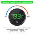 2pack LED Digital Aquarium Thermometer, Tank Thermometer Aquarium Temperature Measurement Display Thermometer for Fish,T