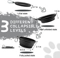 Rest-Eazzzy Collapsible Dog Bowls, 2 Pack Sturdy Portable Dog Water Bowls