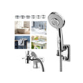 KLLEYNA Shower Head Hose Attachment for Sink/Tub Faucet - ON/OFF Jets Sprayer for Dog Wash/Bathtub Cleaning/Baby Bath/Hair Rinse, Tap Extender Water Nozzle for Bathroom Kitchen Utility Garden Basement
